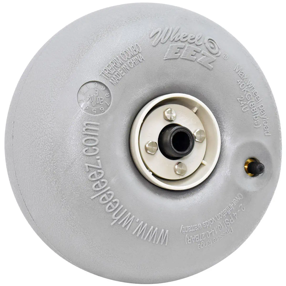 Genuine Wheeleez™ 24cm (9.4") Polyurethane Wheel; 16 mm (5/8") Bushing