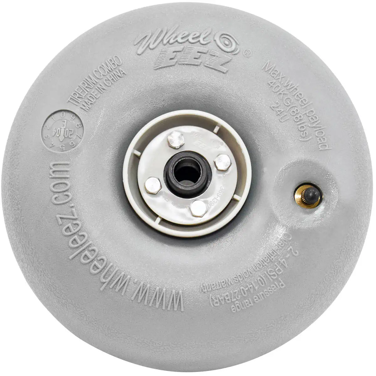 Genuine Wheeleez™ 24cm (9.4") Polyurethane Wheel; 16 mm (5/8") Bushing - Image 2