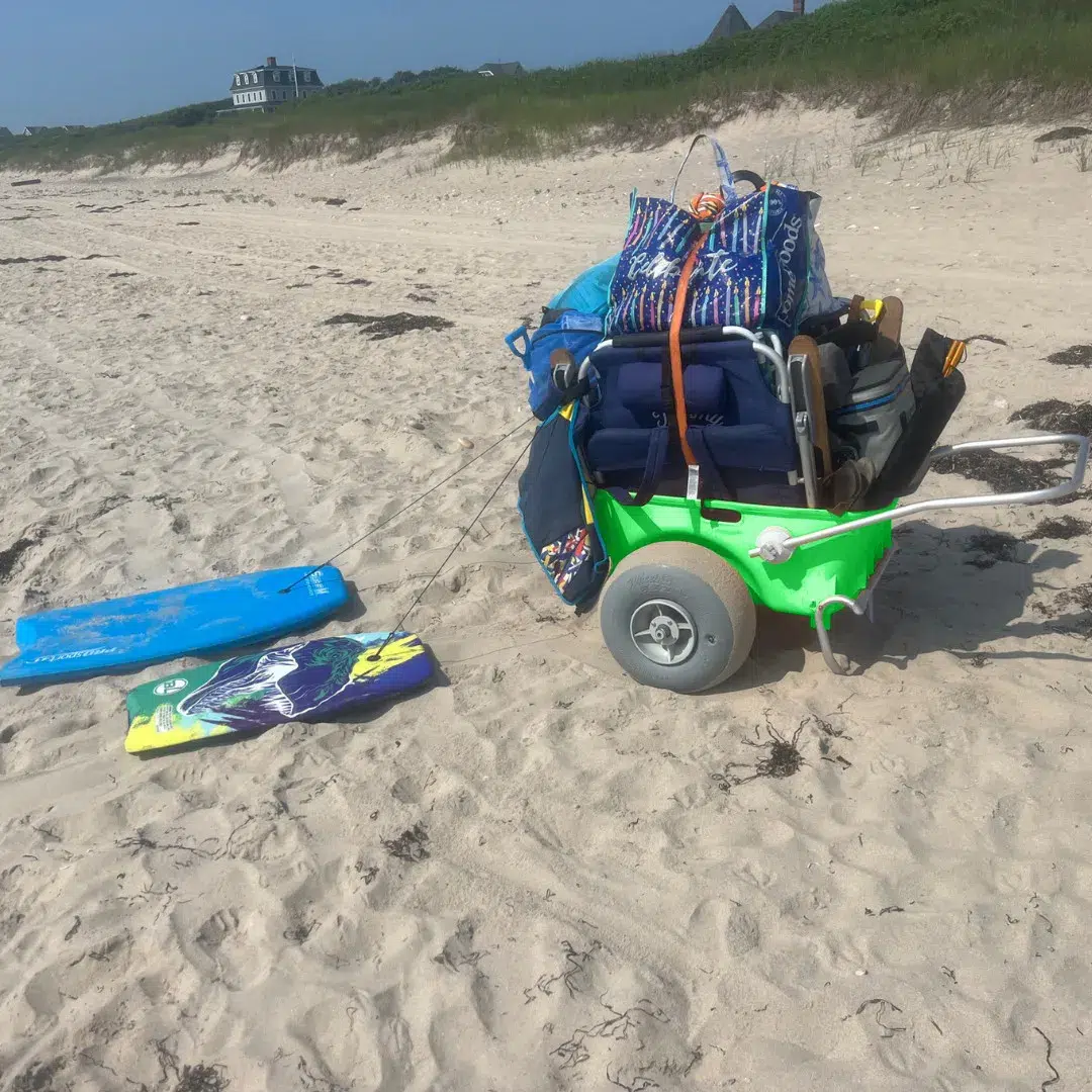 Wheeleez™ Beach Cart Green - Image 3