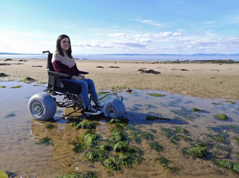The WheelEEZ® All-Terrain Kit... 'add to most manual wheel chairs without drilling’
