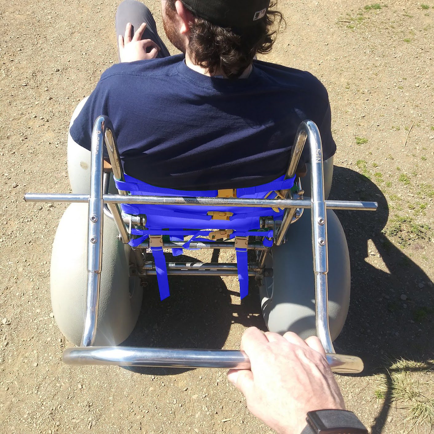 Wheeleez™ Sandcruiser All-Terrain / Beach Wheelchair Dune Buster Model - Image 9