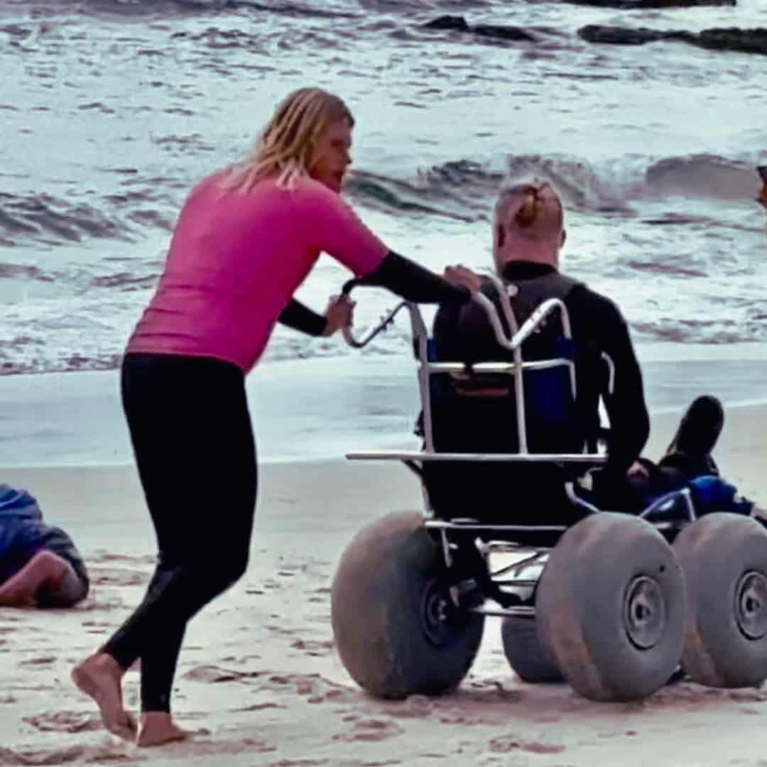 Wheeleez™ Sandcruiser All-Terrain / Beach Wheelchair Dune Buster Model - Image 8