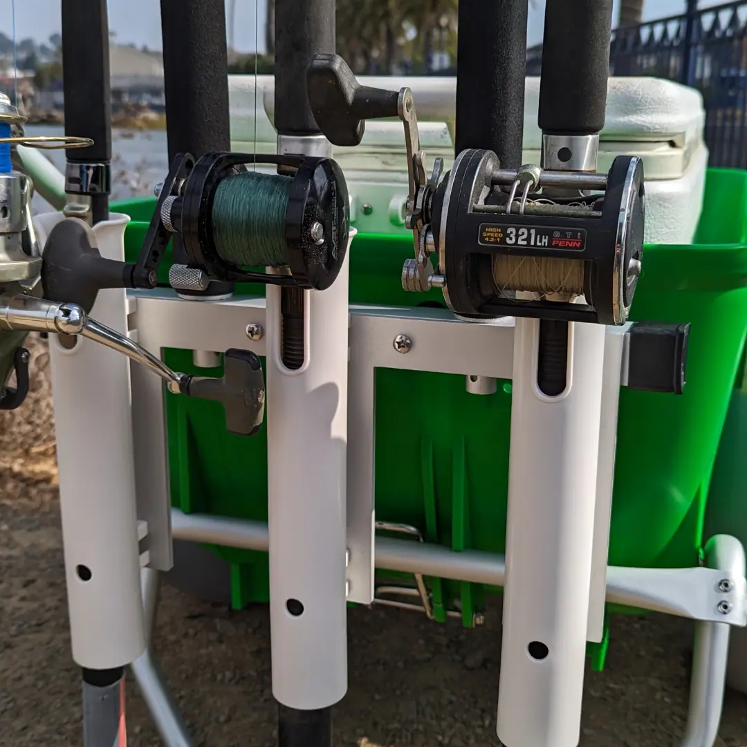 rod holder kit for beach cart