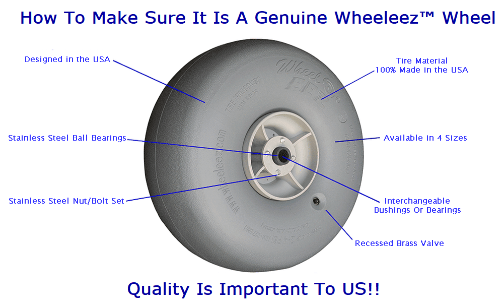 How to make sure it is a Genuine Wheeleez™ Wheel?