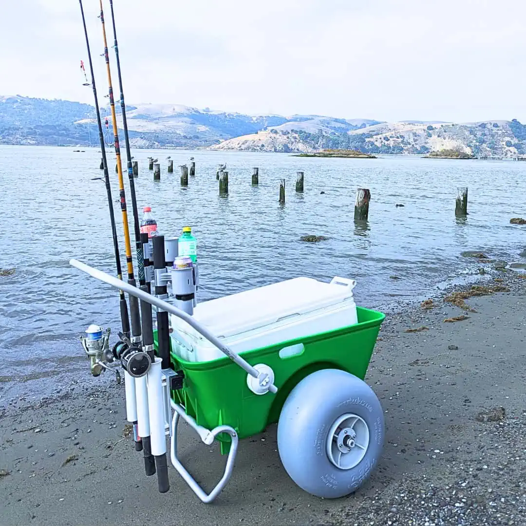 rod holder kit for beach cart