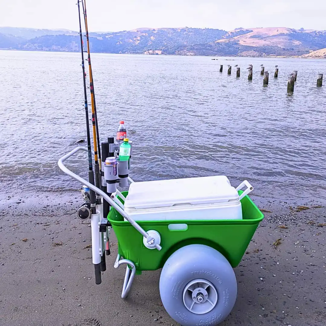 rod holder kit for beach cart