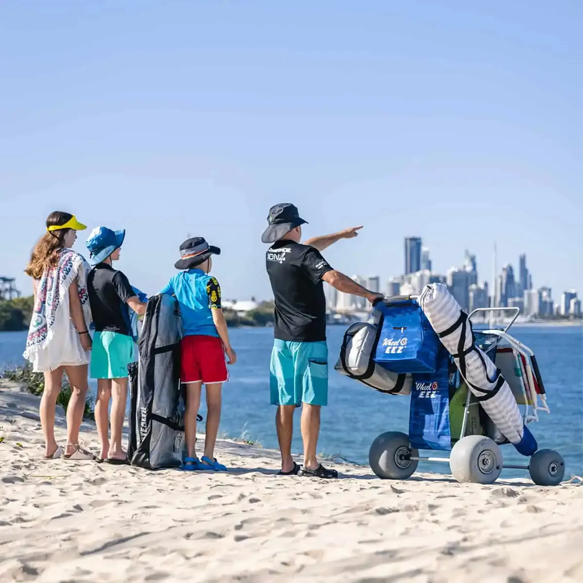 Wheeleez™ Beach Wheeler Beach Cart with 4-30cm wheels - Image 7